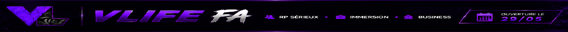 ^5💜 VLIFE FA ^7• ^5➤ NOUVEAU SERVEUR RP SÉRIEUX ➤ ^7• ^5OUVERT DEPUIS LE 29/05 ^7• ^5BY TEC